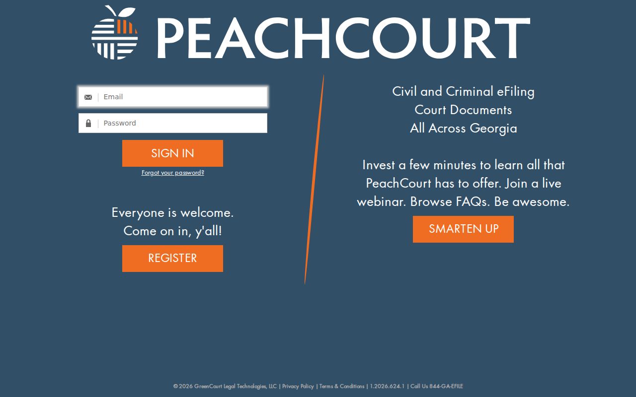 PeachCourt access for Bartow County criminal court cases